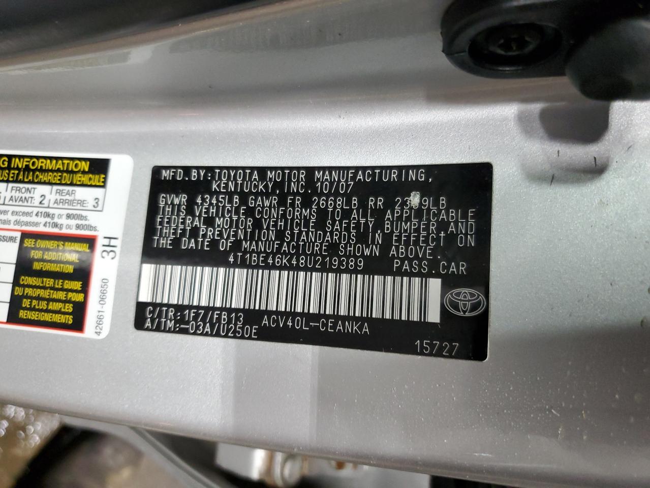 2008 Toyota Camry - Image 14