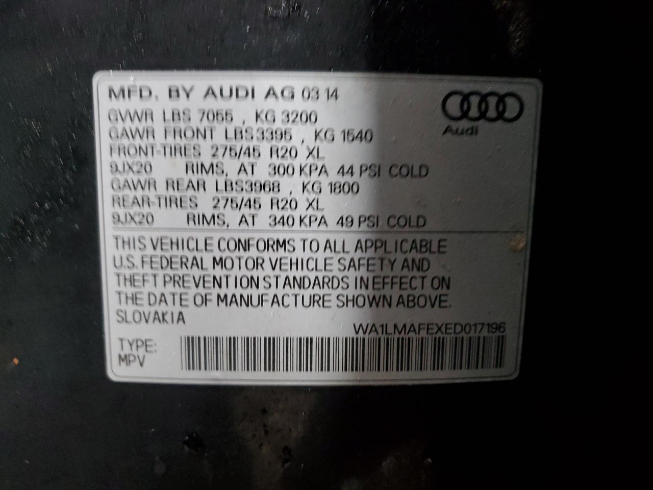 2014 Audi Q7 - Image 13