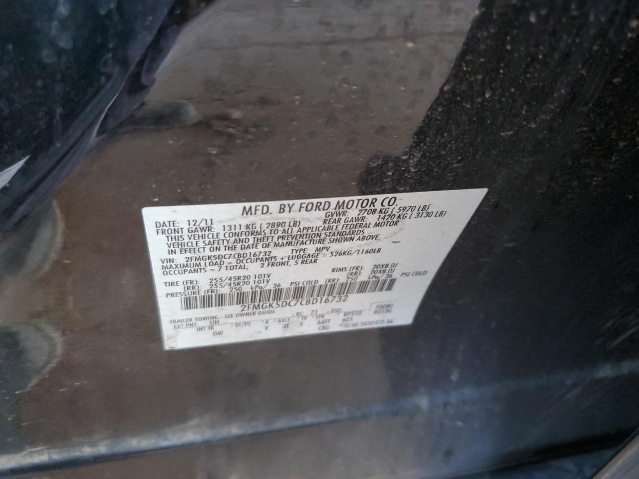 2012 Ford Flex - Image 13