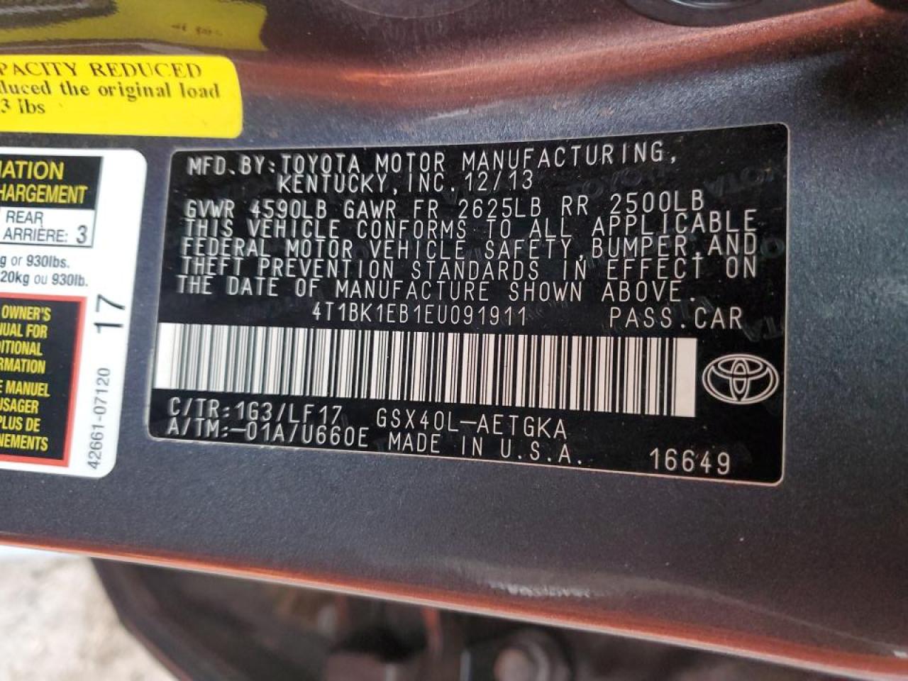 2014 Toyota Avalon - Image 12