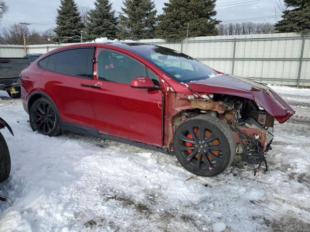  TESLA MODEL X 2023 Красный