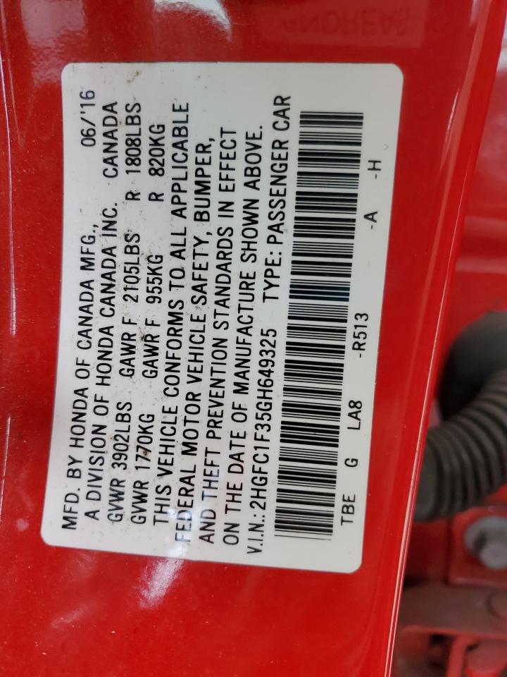 2016 Honda Civic - Image 12