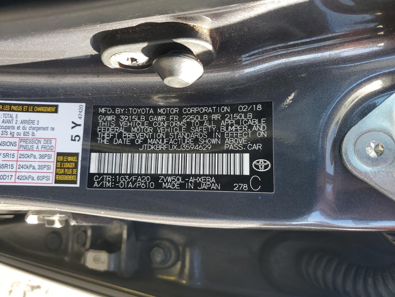 2018 Toyota Prius - Image 14