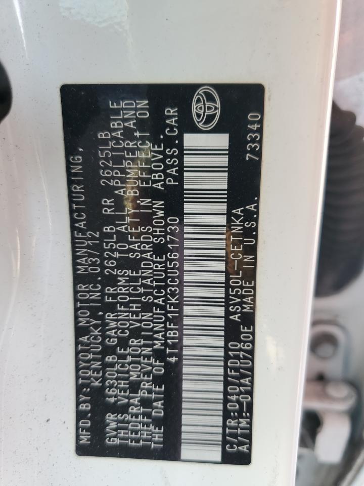 2012 Toyota Camry - Image 12