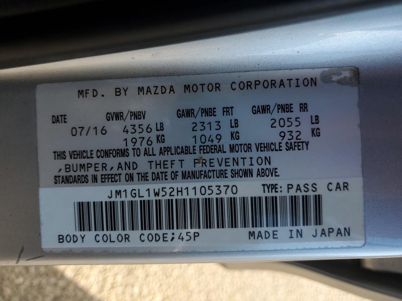 2017 Mazda 6 - Image 12
