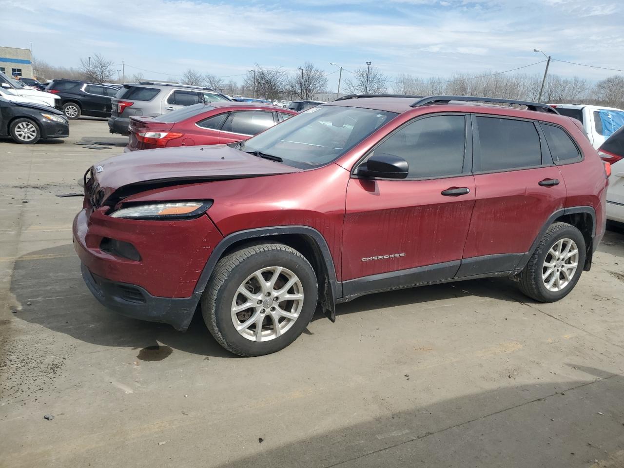 2016 Jeep Cherokee Sport на продаже в Louisville, KY - Front End