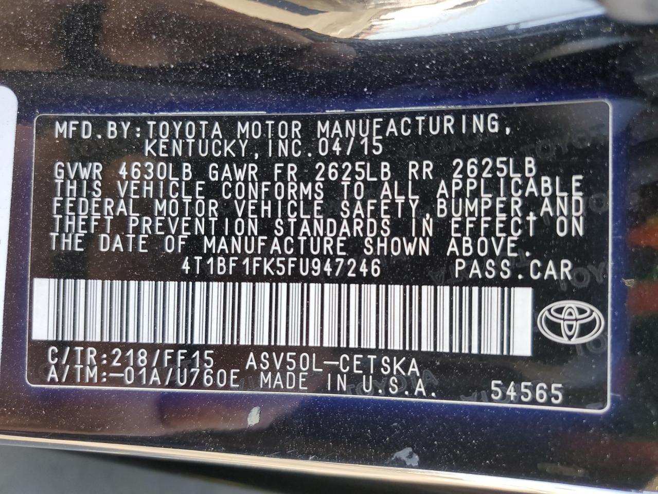 2015 Toyota Camry - Image 15