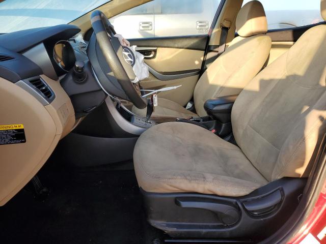  HYUNDAI ELANTRA 2013 Бургунді