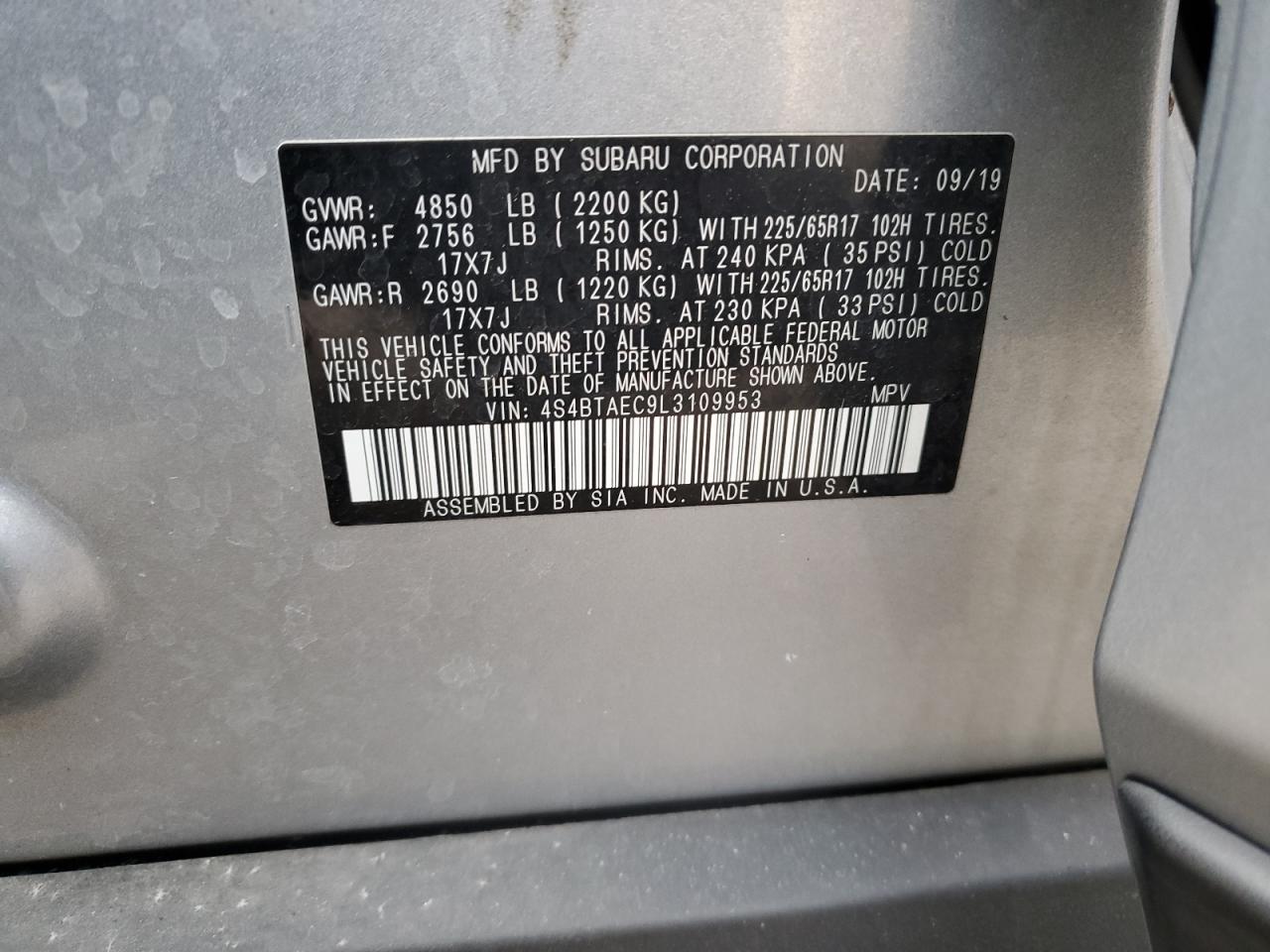 2020 Subaru Outback - Image 12