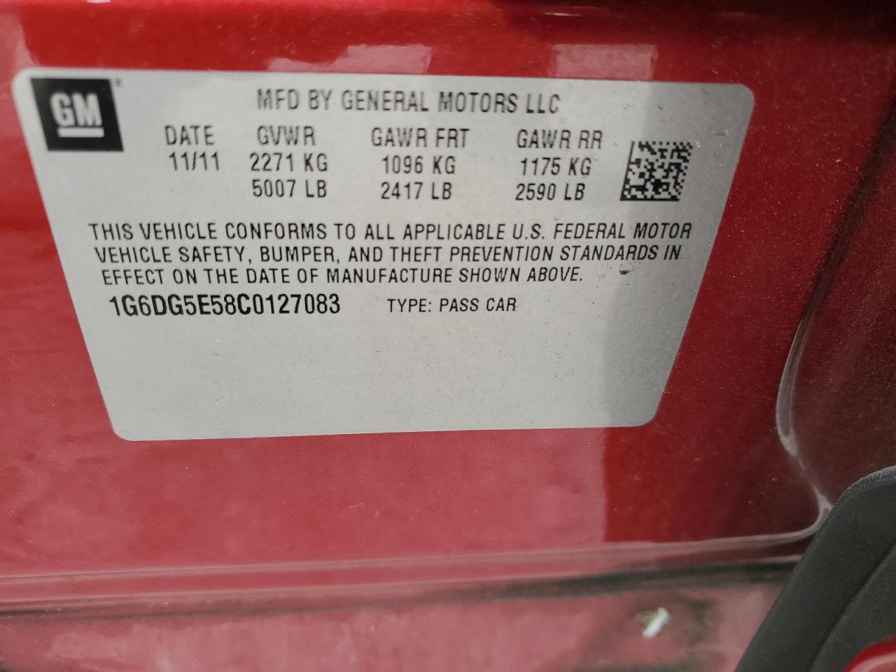 2012 Cadillac CTS - Image 12
