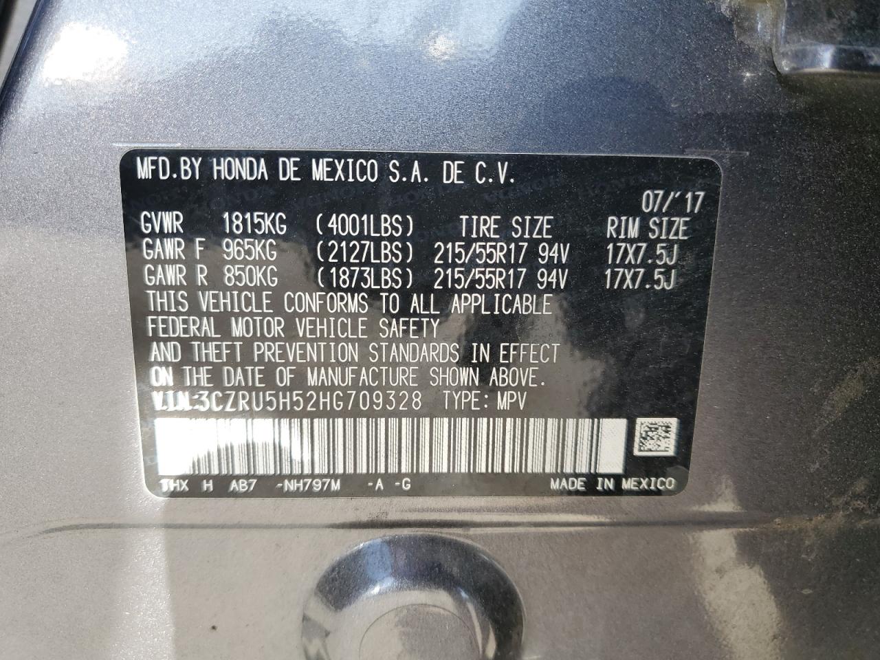 2017 Honda HR-V - Image 13