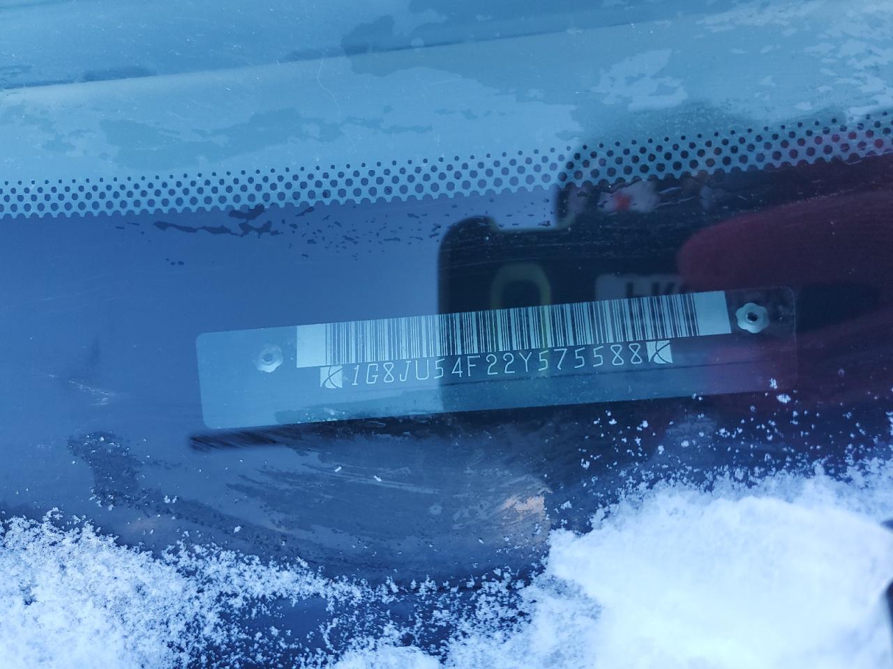 2002 Saturn L200 VIN: 1G8JU54F22Y575588 Lot: 45987325