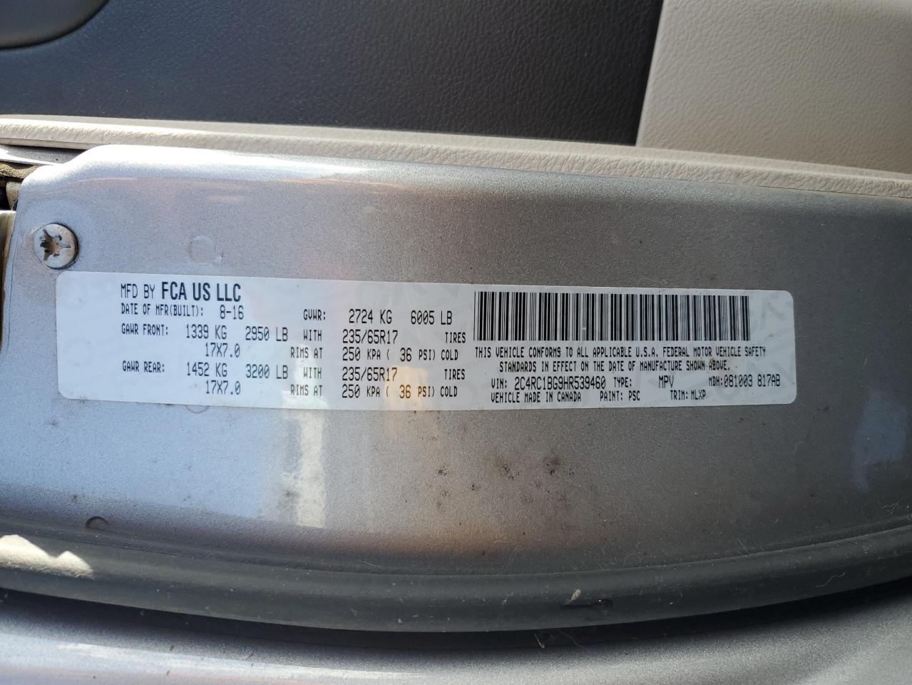 2017 Chrysler Pacifica - Image 15