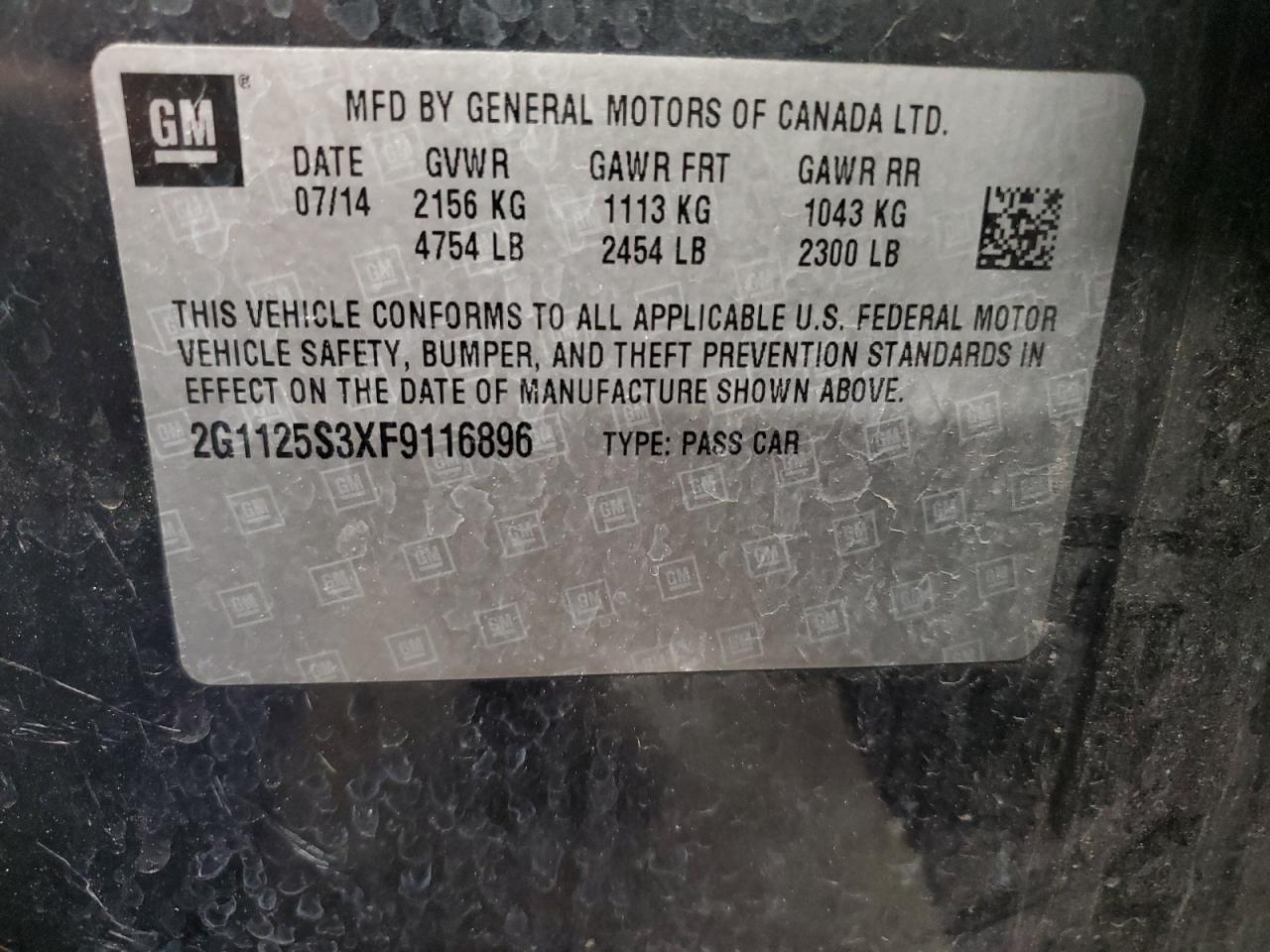 2015 Chevrolet Impala - Image 12