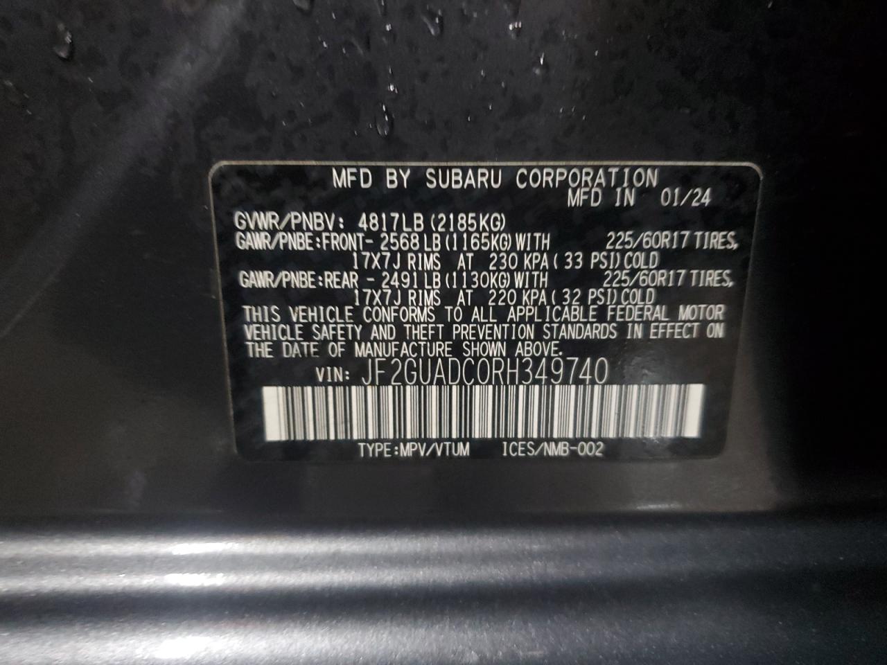 2024 Subaru XV - Image 14