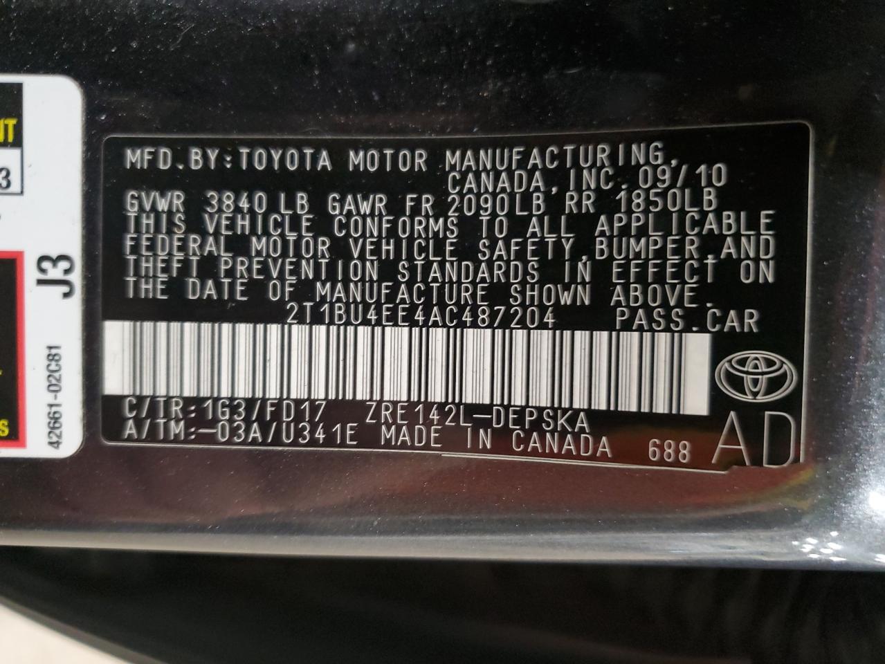 2010 Toyota Corolla - Image 12