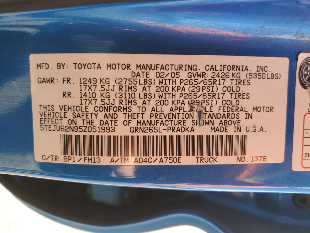 2005 Toyota Tacoma - Image 13