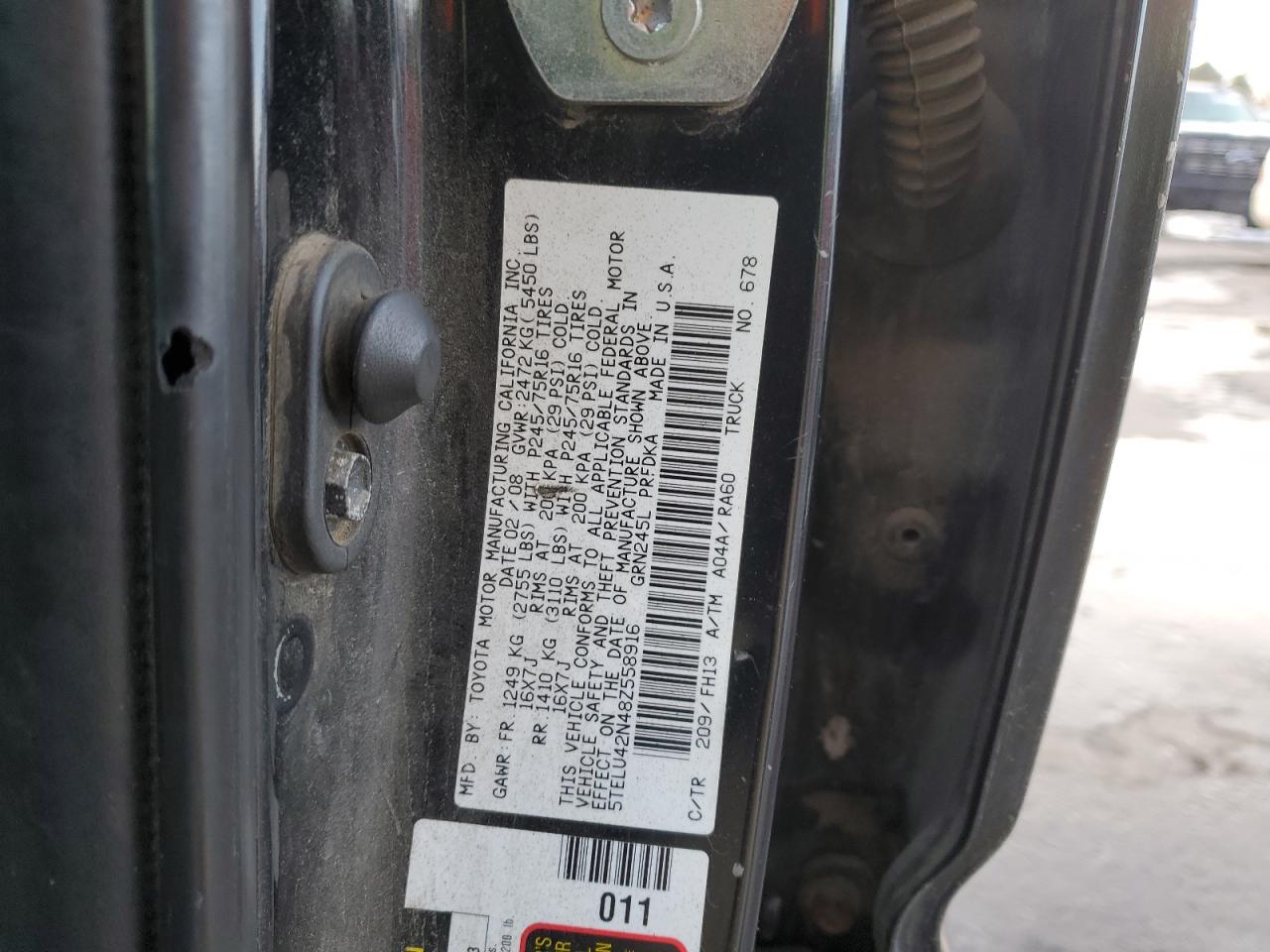 2008 Toyota Tacoma - Image 12