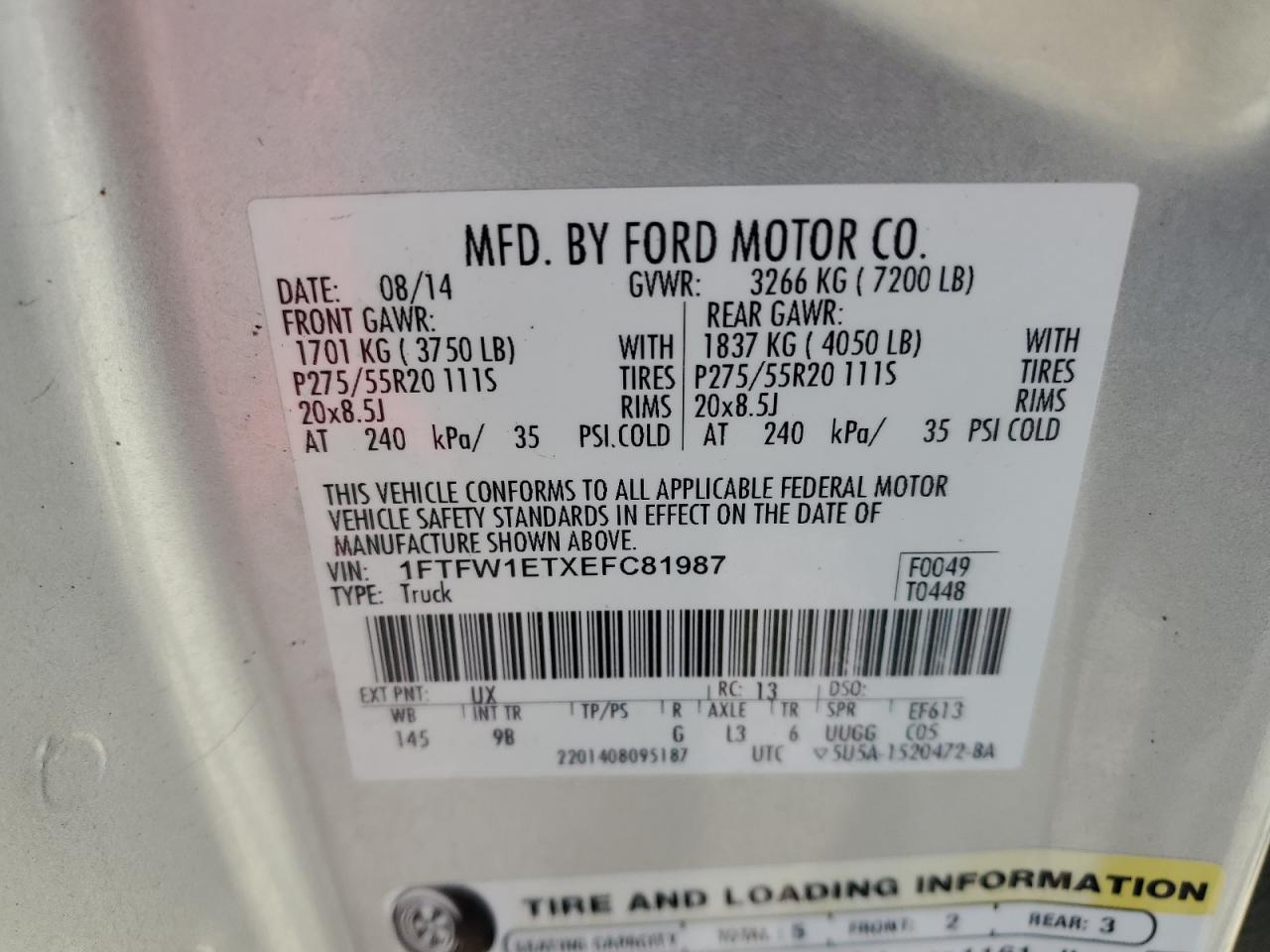 2014 Ford F-150 - Image 13