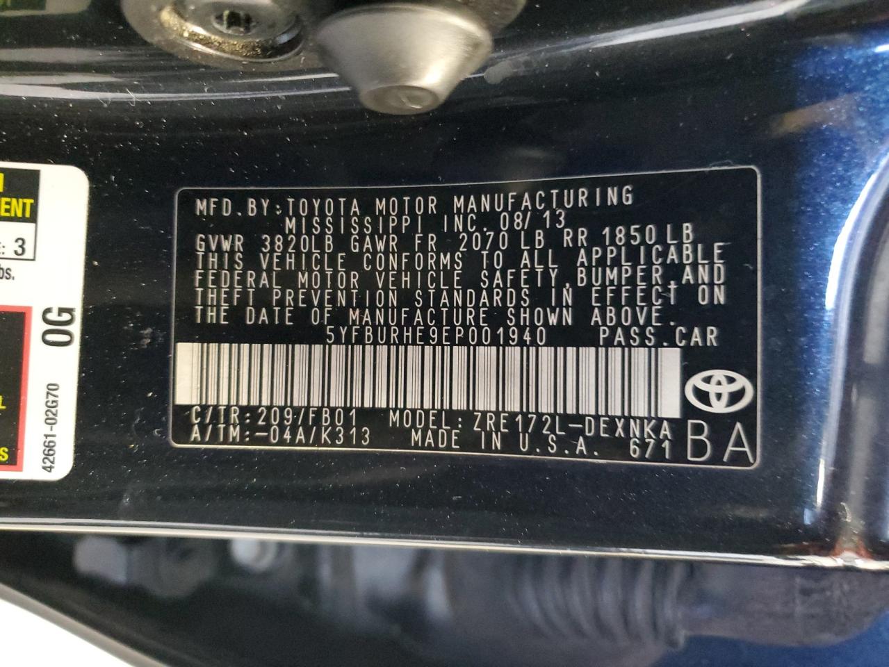 2014 Toyota Corolla - Image 12