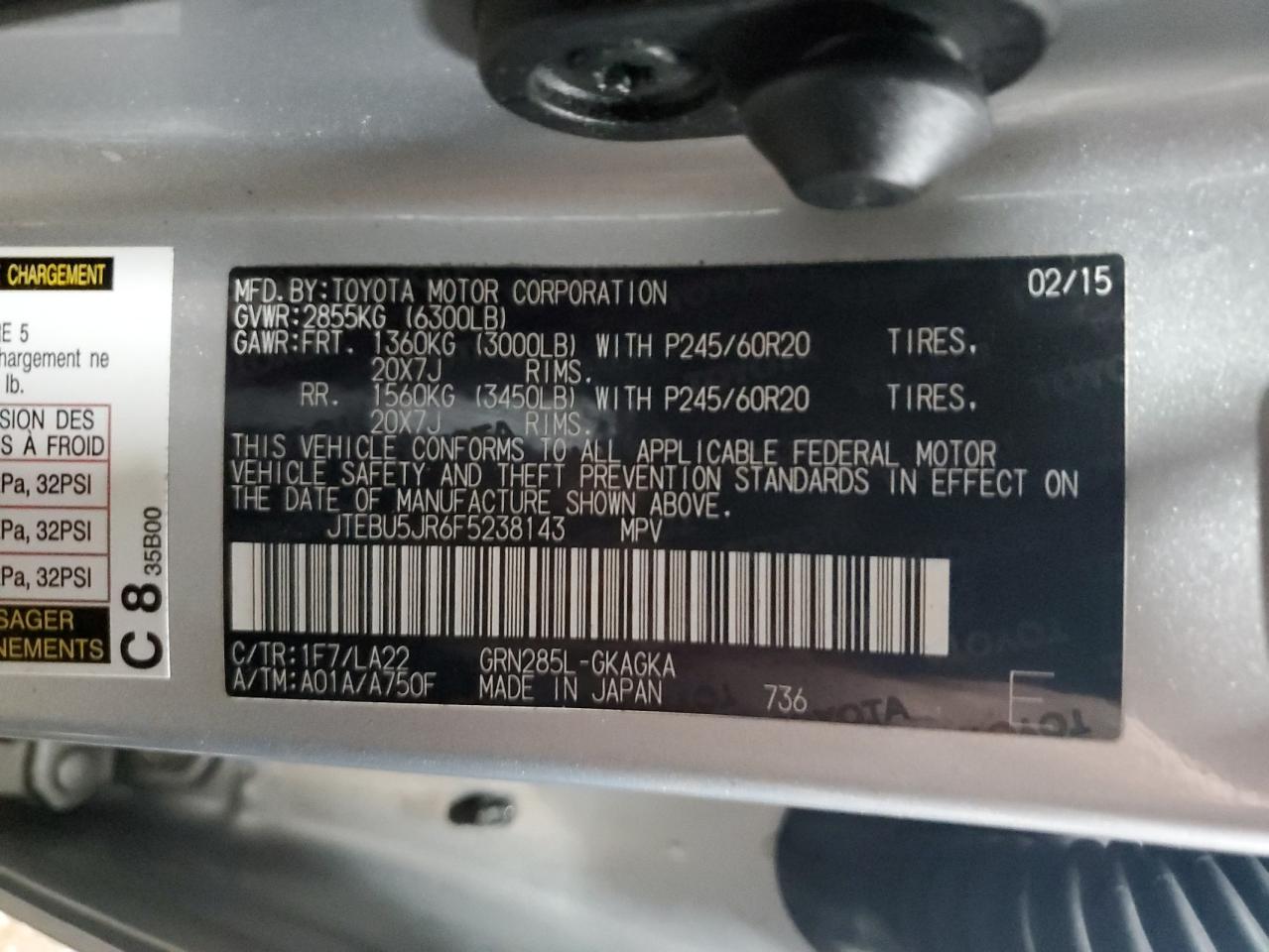 2015 Toyota 4Runner - Image 13