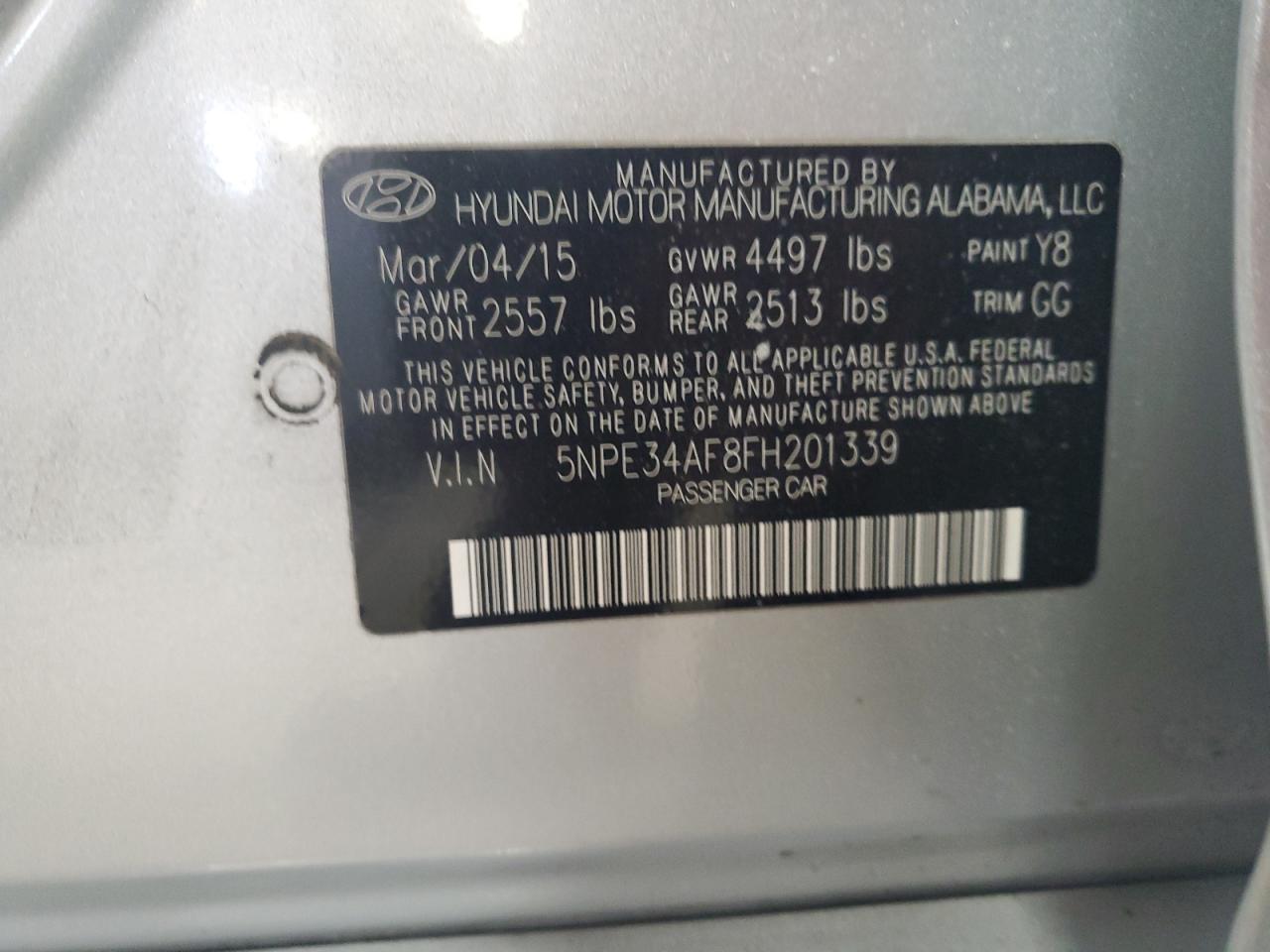 2015 Hyundai Sonata - Image 12