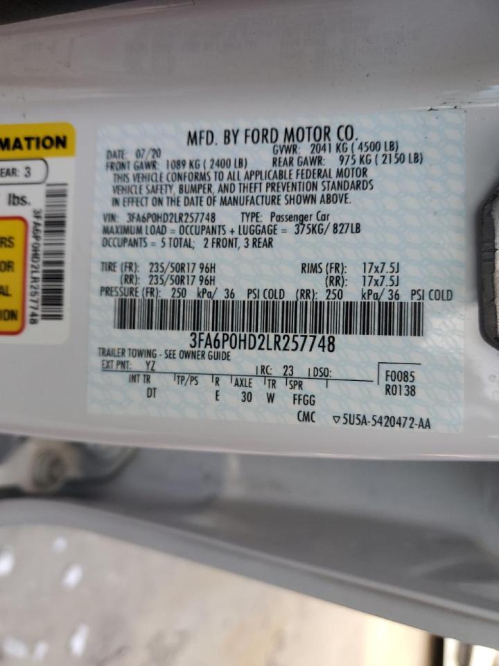 2020 Ford Fusion - Image 12
