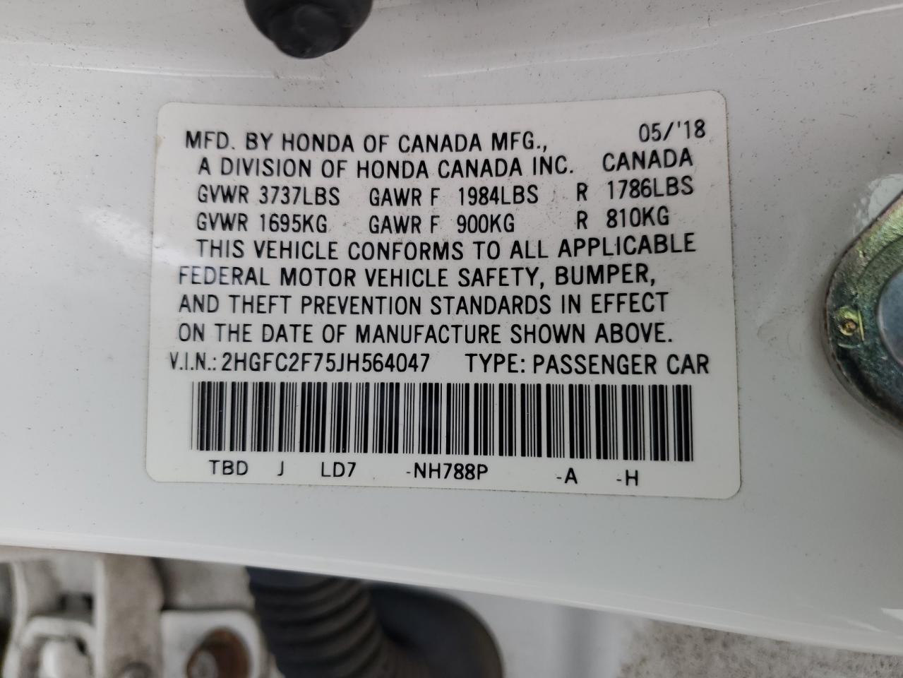 2018 Honda Civic - Image 13