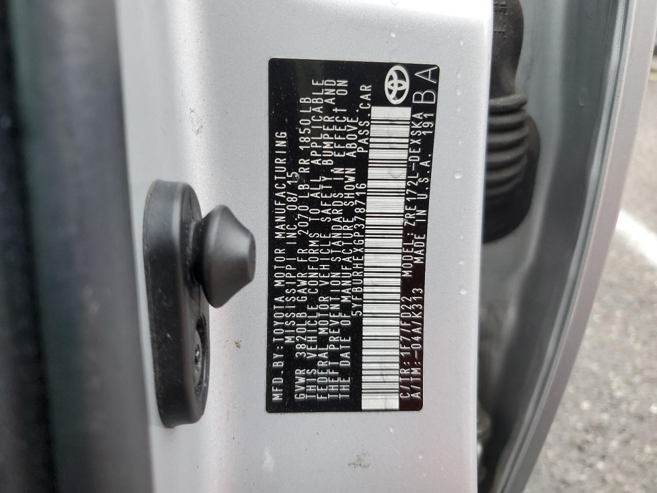 2016 Toyota Corolla - Image 14