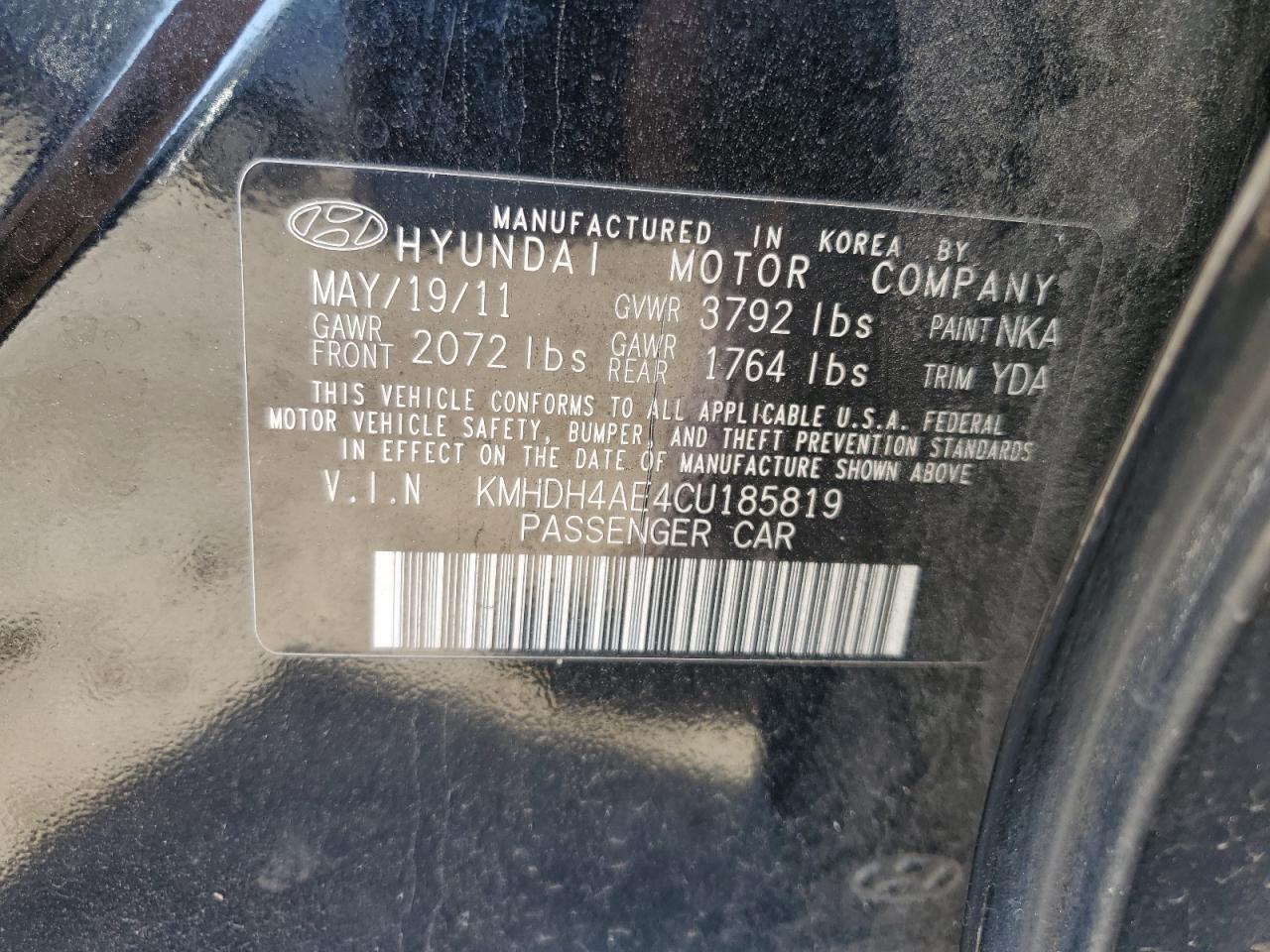 2012 Hyundai Elantra - Image 12