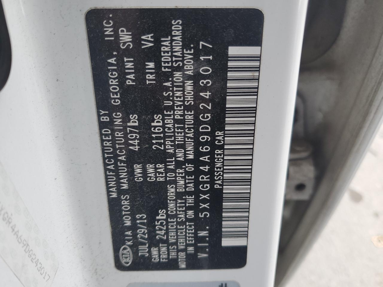 2013 Kia Optima - Image 12
