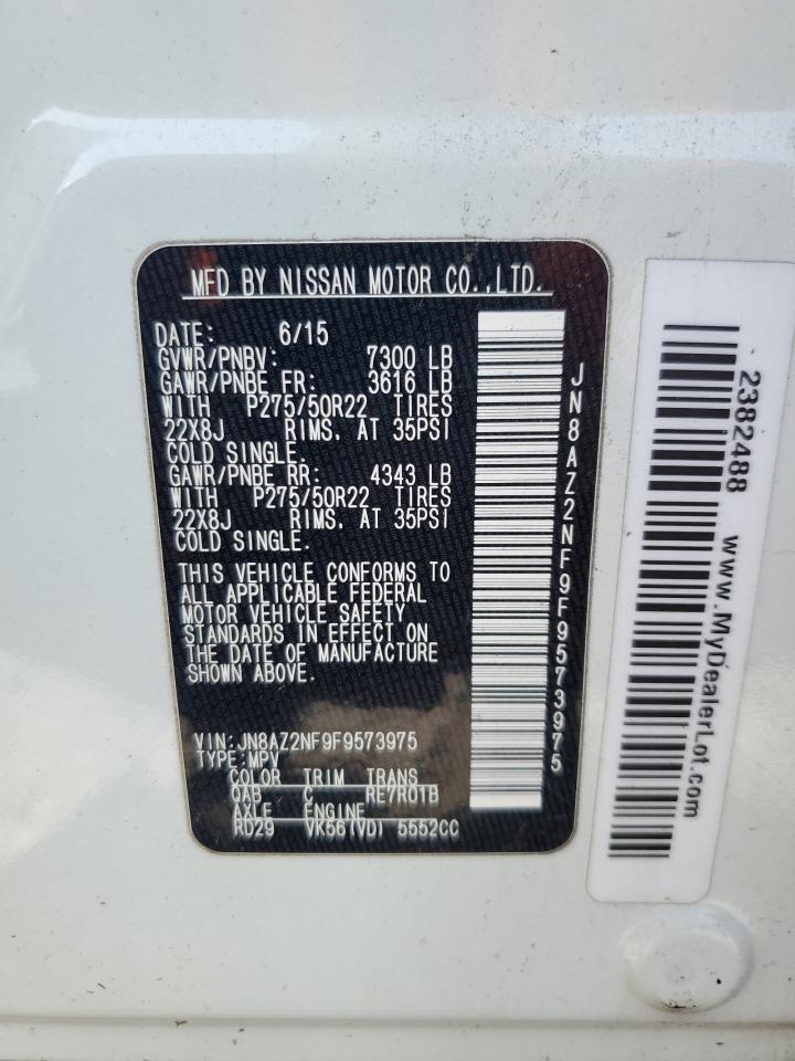 2015 Infiniti QX80 - Image 13