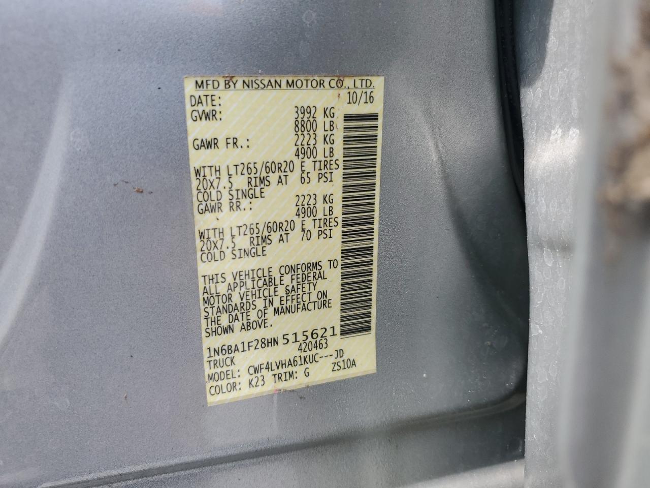 2017 Nissan Titan - Image 12