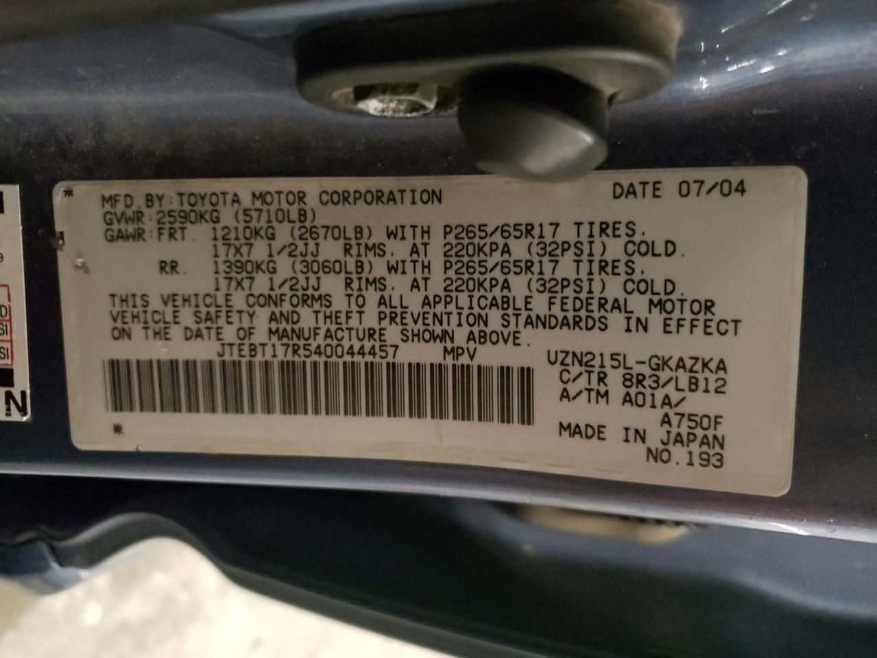 2004 Toyota 4Runner - Image 13