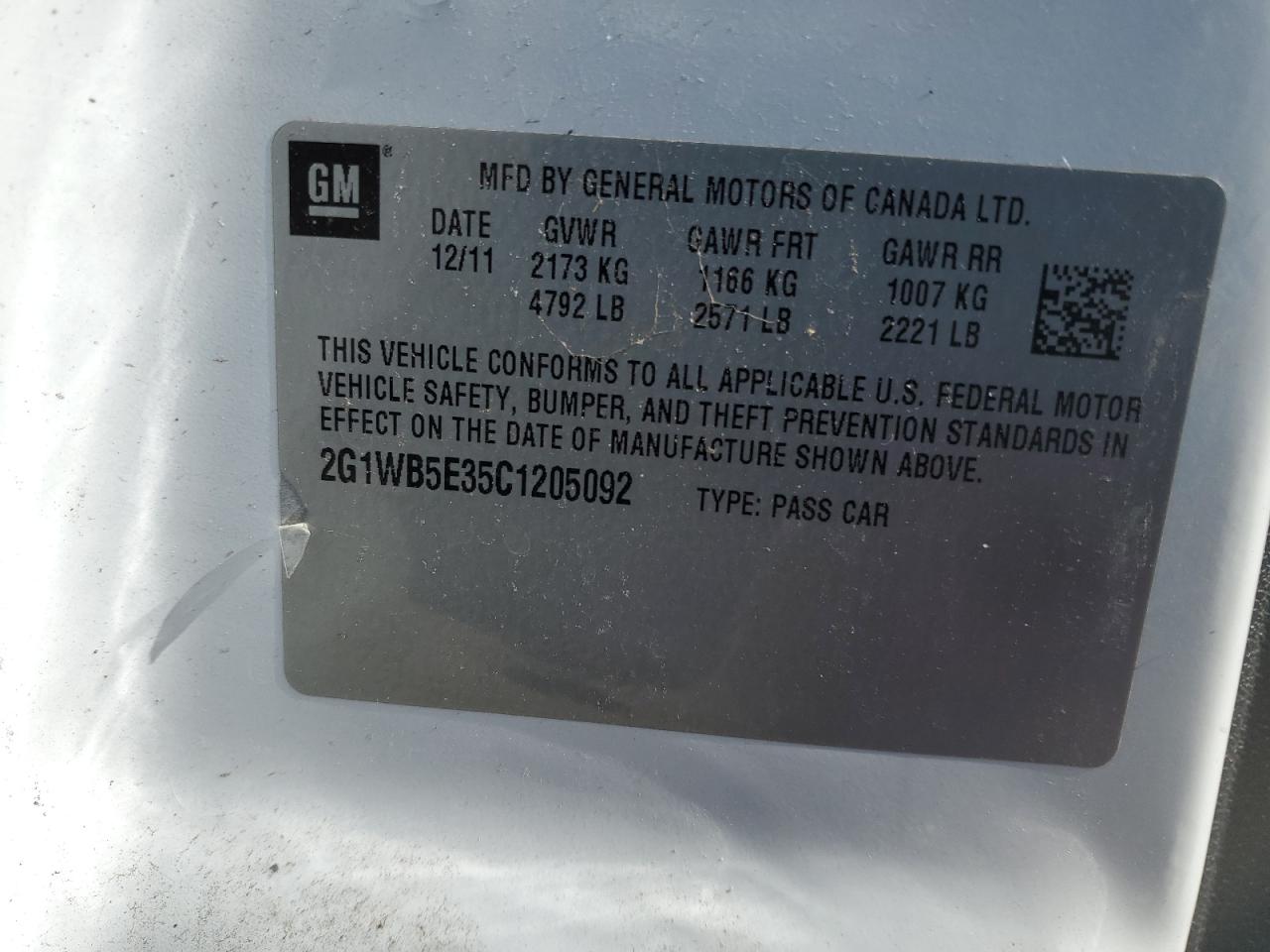 2012 Chevrolet Impala - Image 15