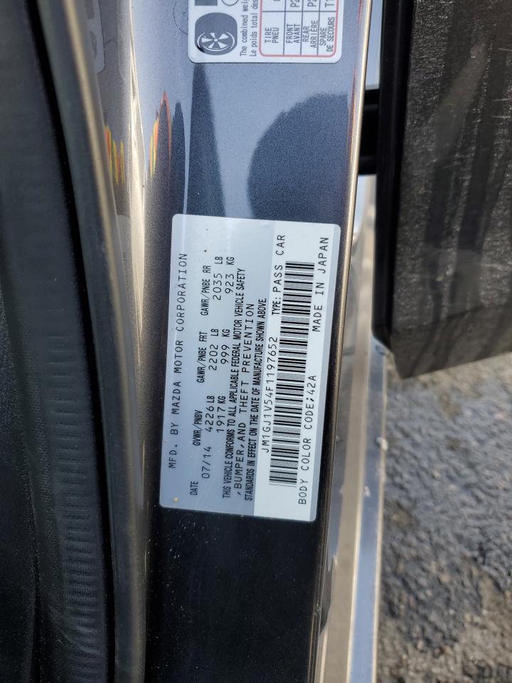 2015 Mazda 6 Touring VIN: JM1GJ1V54F1197652 Lot: 45919685