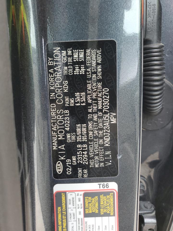 2020 Kia Soul Lx VIN: KNDJ23AU5L7030270 Lot: 45805225