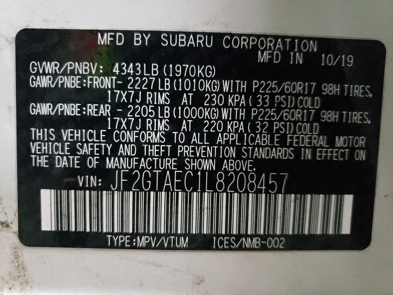 2020 Subaru XV - Image 12