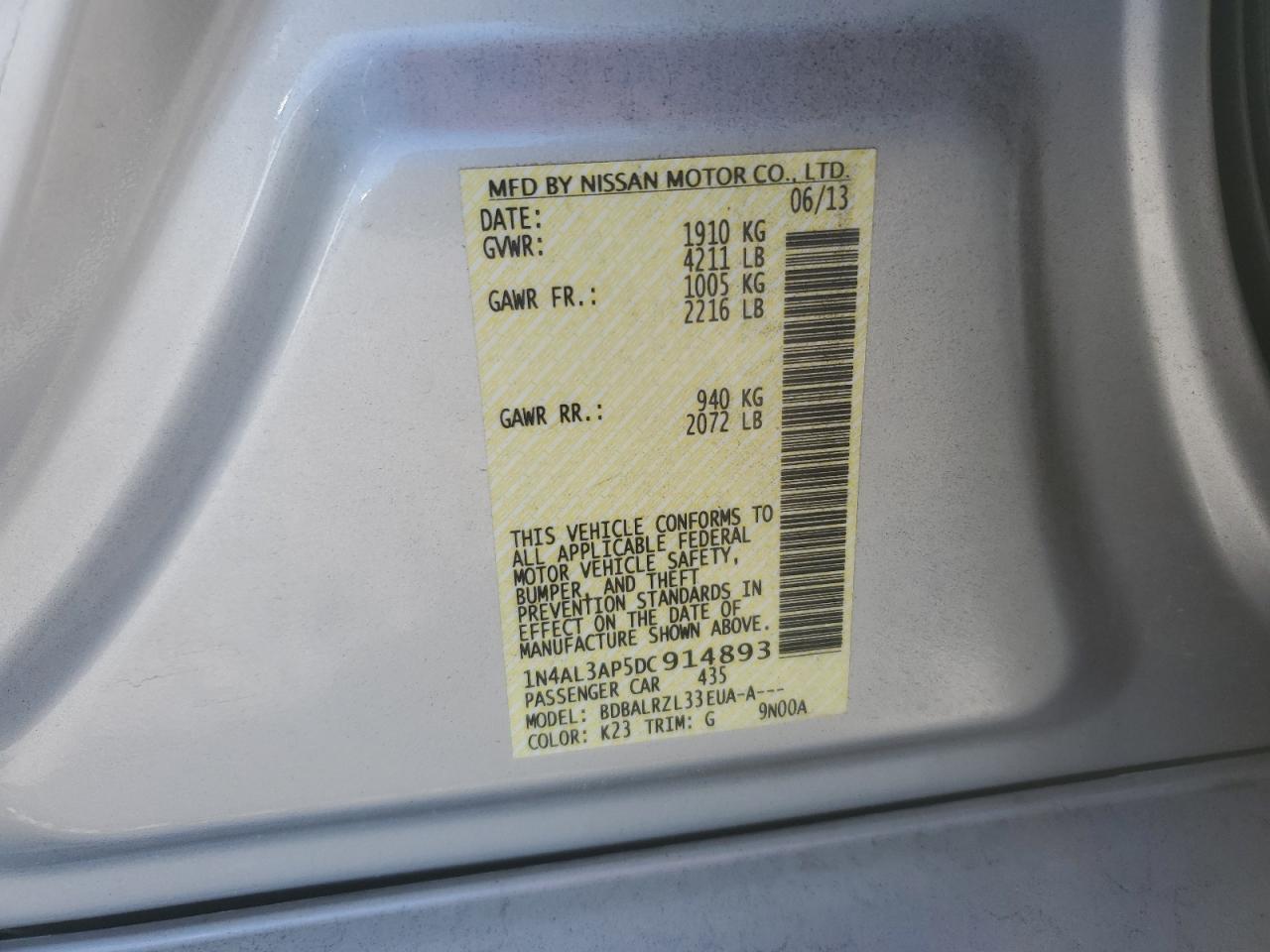 2013 Nissan Altima - Image 14