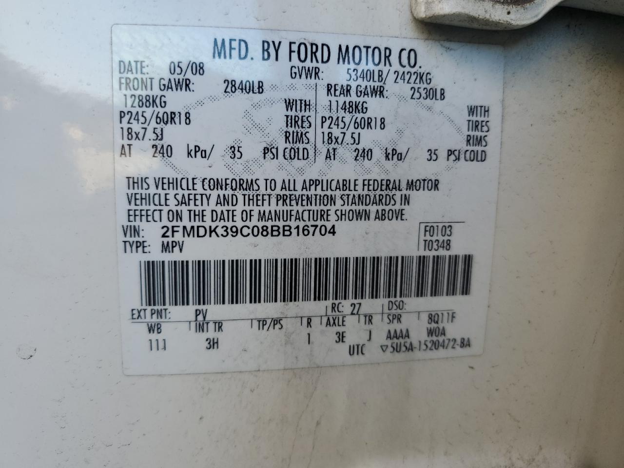 2008 Ford Edge - Image 14