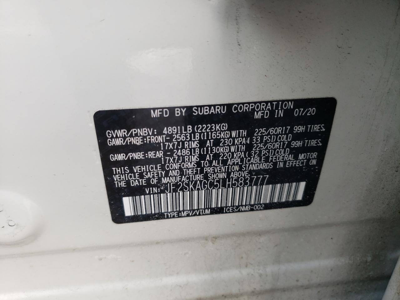 2020 Subaru Forester - Image 13