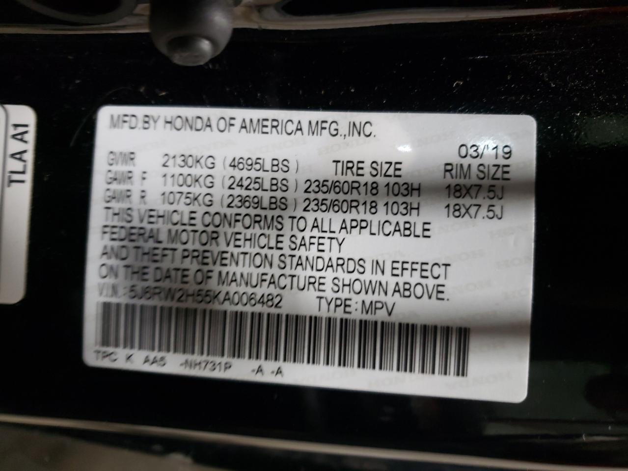 2019 Honda CR-V - Image 13