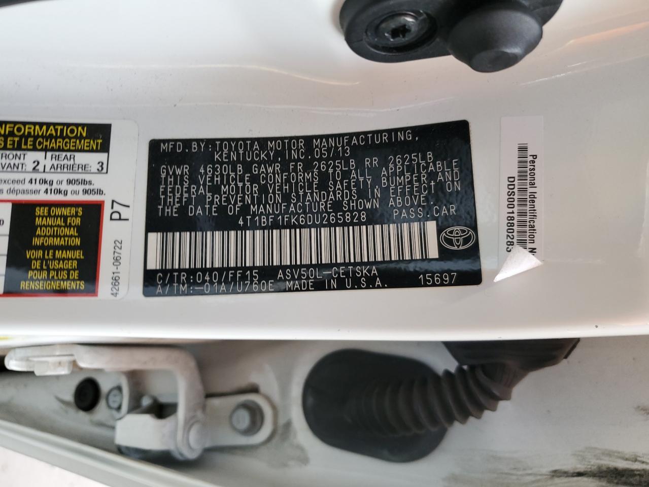 2013 Toyota Camry - Image 13