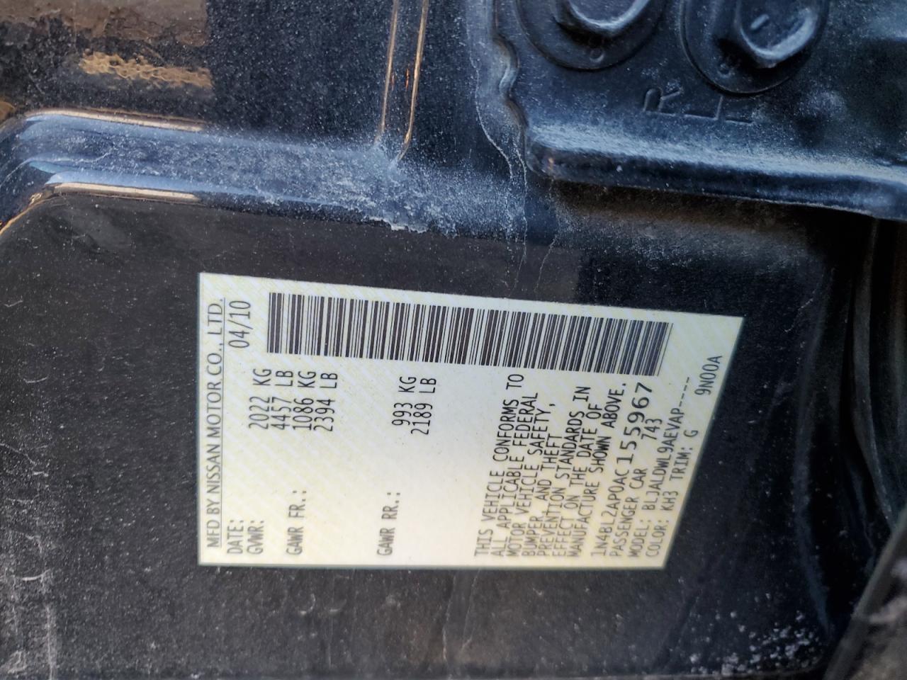 2010 Nissan Altima - Image 12