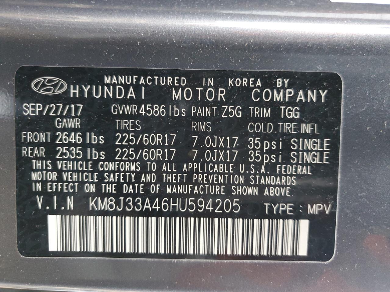 2017 Hyundai Tucson - Image 15