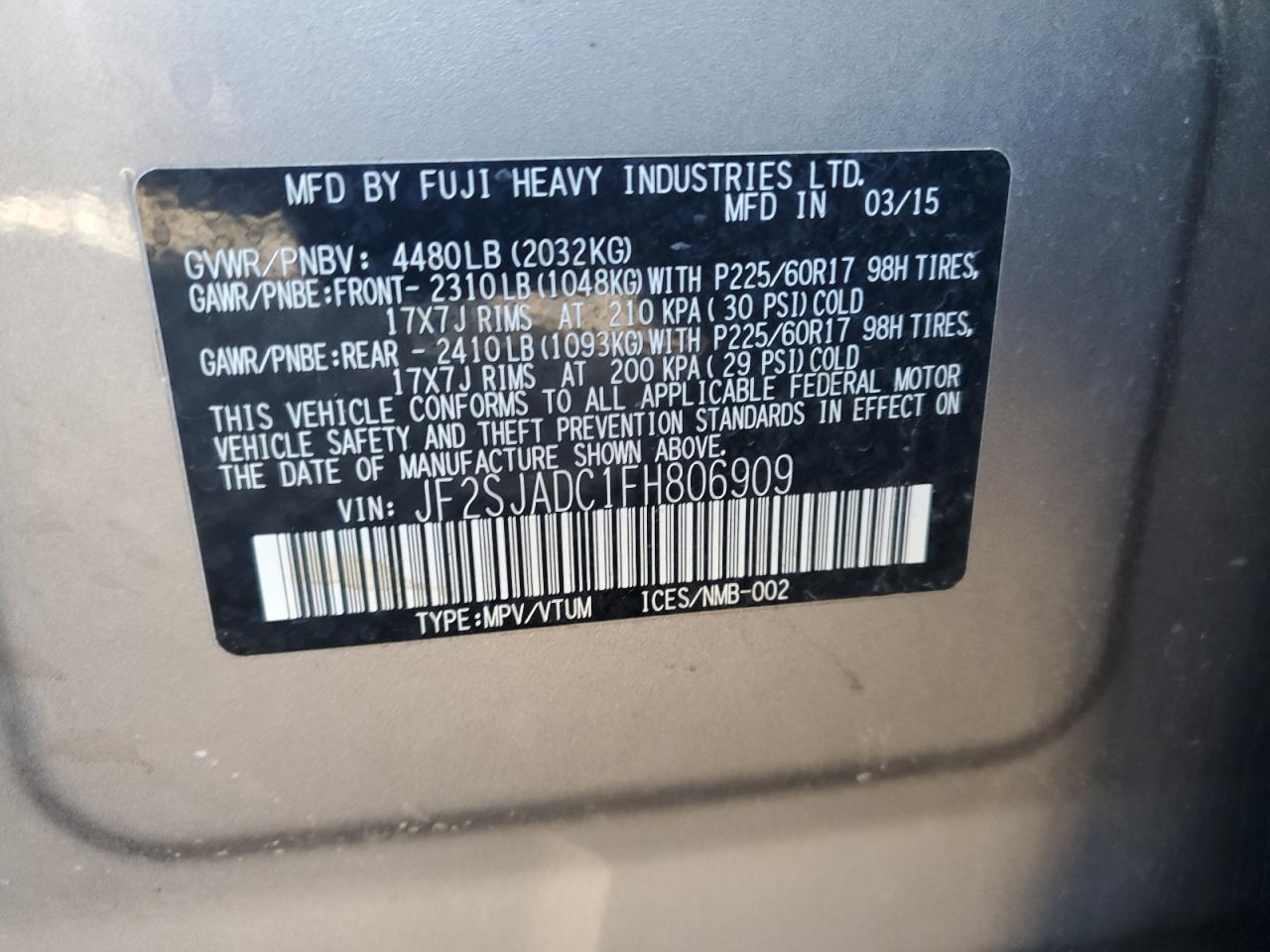 2015 Subaru Forester - Image 12