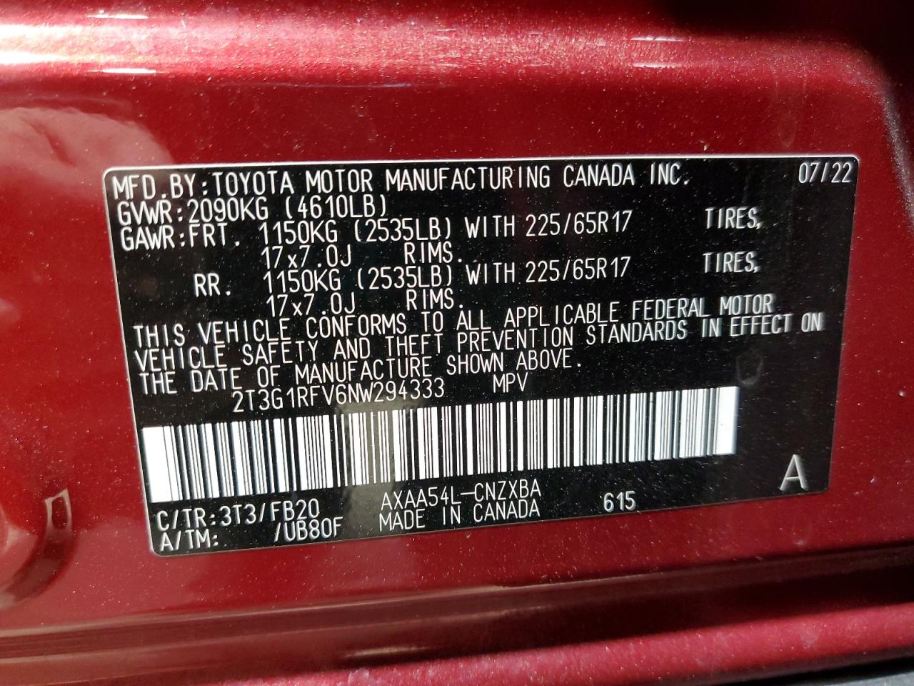 2022 Toyota RAV 4 - Image 13