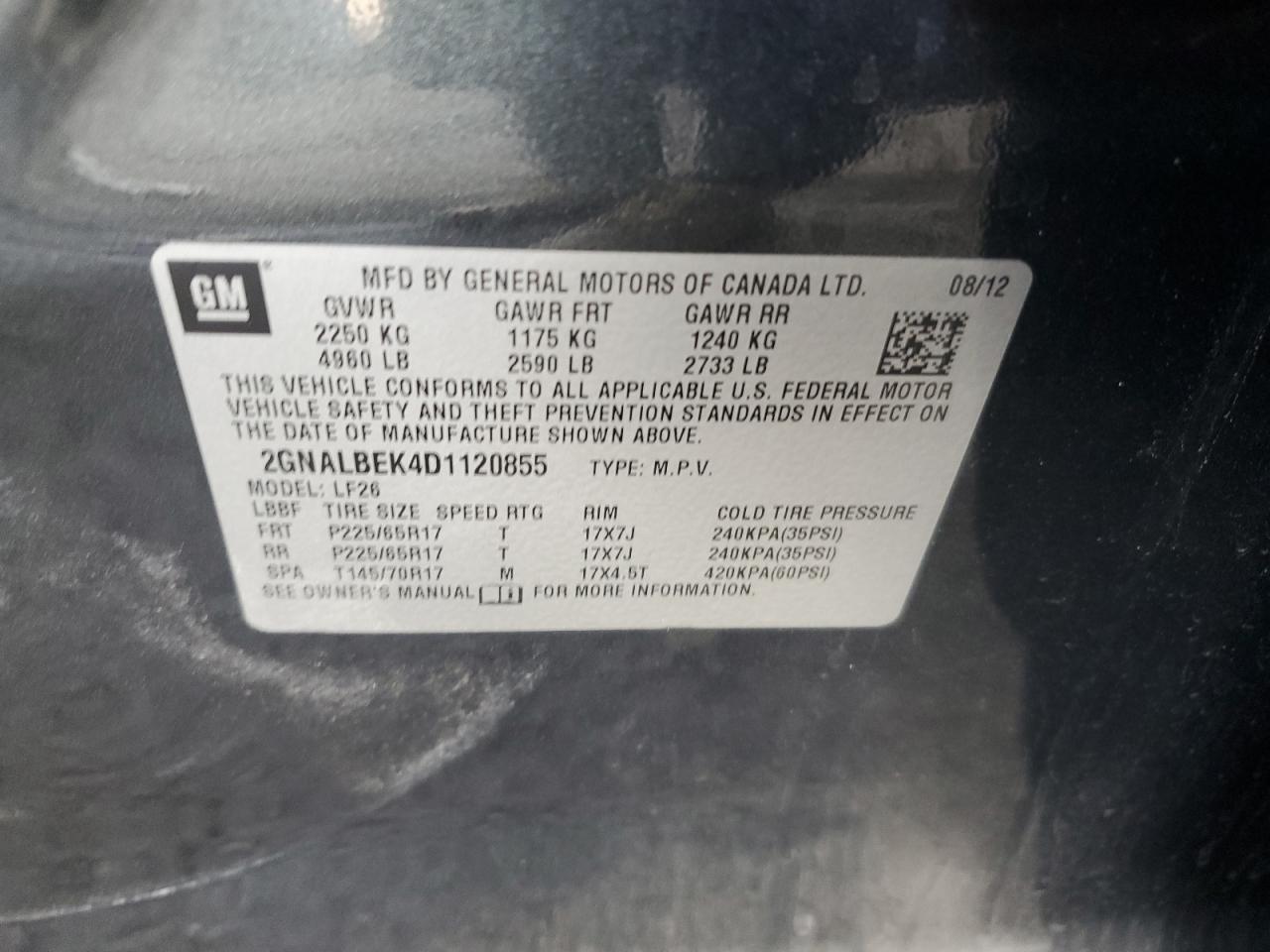 2013 Chevrolet Equinox - Image 15