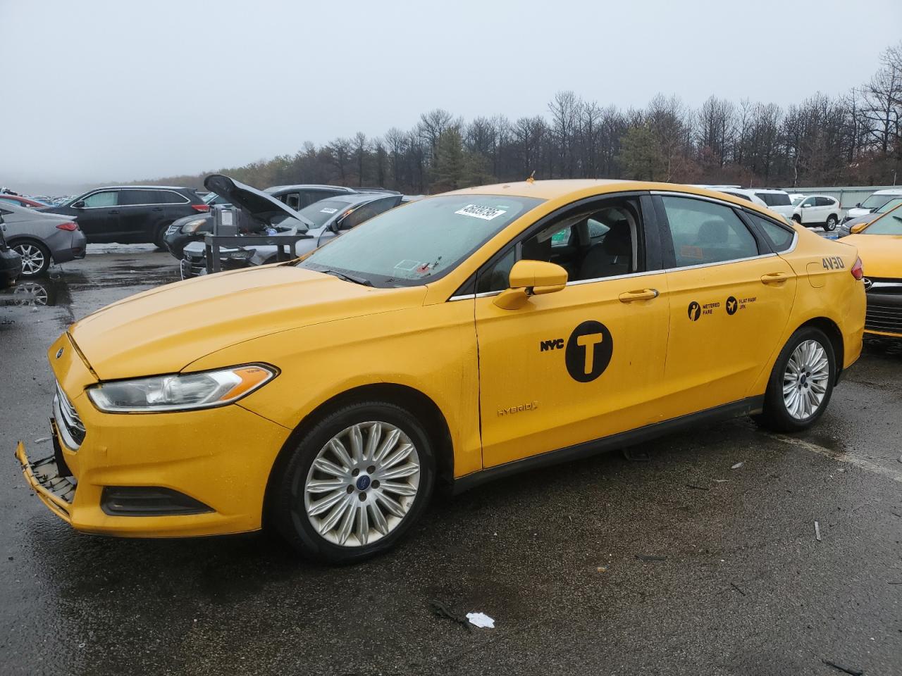 2015 Ford Fusion S Hybrid na sprzedaż w Brookhaven, NY - Front End