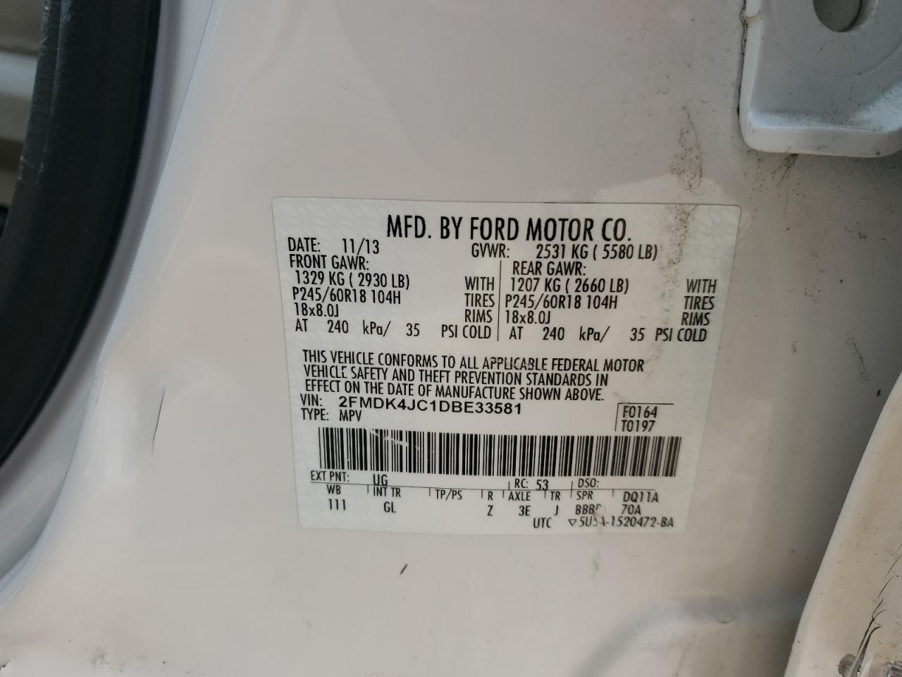 2013 Ford Edge - Image 15